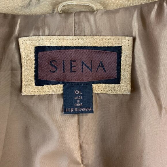 Siena 100% Suede Leather Tan Jacket - Picture 3 of 9